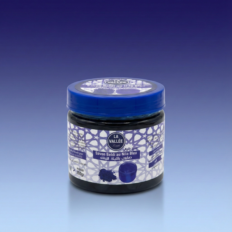 Savon Beldi au Nila Bleu – Purifiant & Éclat